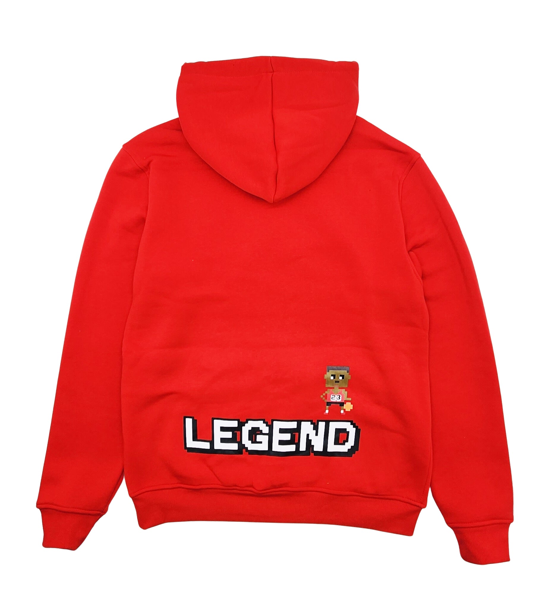 SWITCH REMARKABLE MEN'S LEGEND FLEECE HOODIE W/ PATCHES (RED)