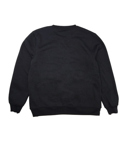 BLEECKER & MERCER MEN'S BEAR FLEECE CREWNECK (BLACK)