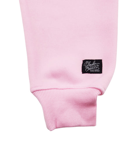 BLEECKER & MERCER MEN'S BEAR FLEECE CREWNECK (PINK)