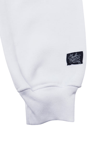 BLEECKER & MERCER MEN'S BEAR FLEECE CREWNECK (WHITE)