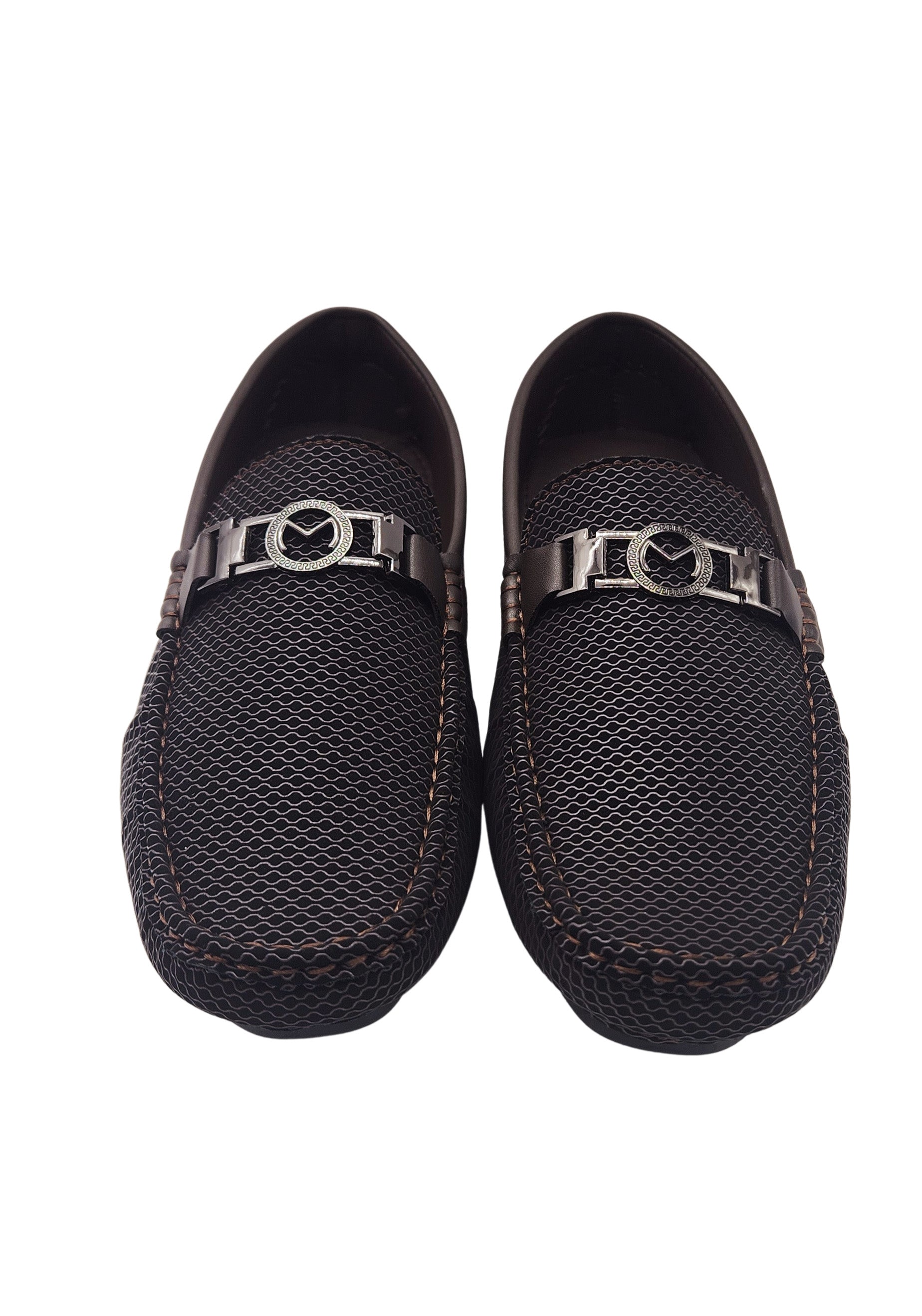 SEDAGATTI MEN'S FANCY LOAFERS (BROWN)