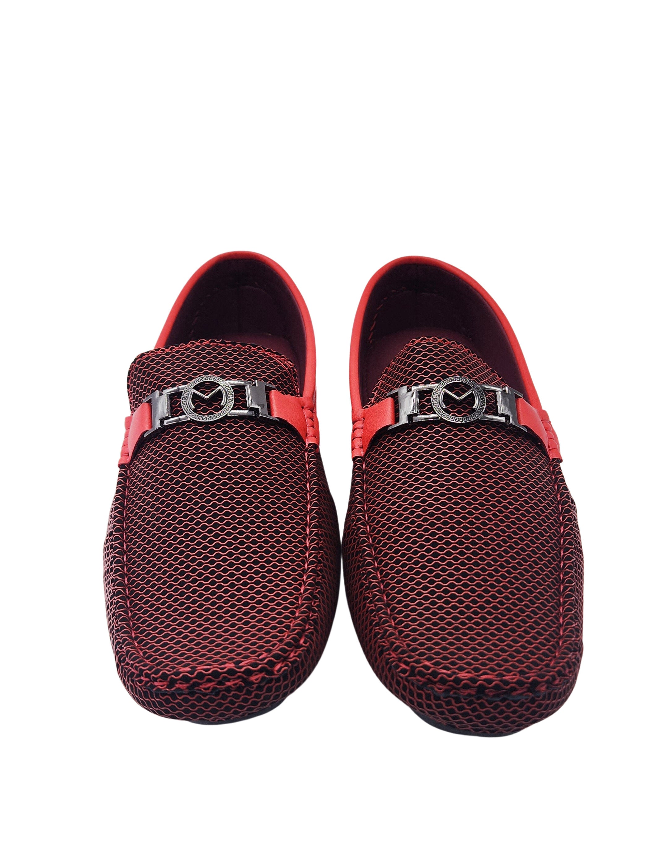 SEDAGATTI MEN'S FANCY LOAFERS (RED)