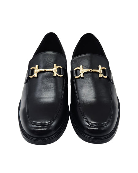 SEDAGATTI MEN'S FANCY LOAFERS (BLACK)