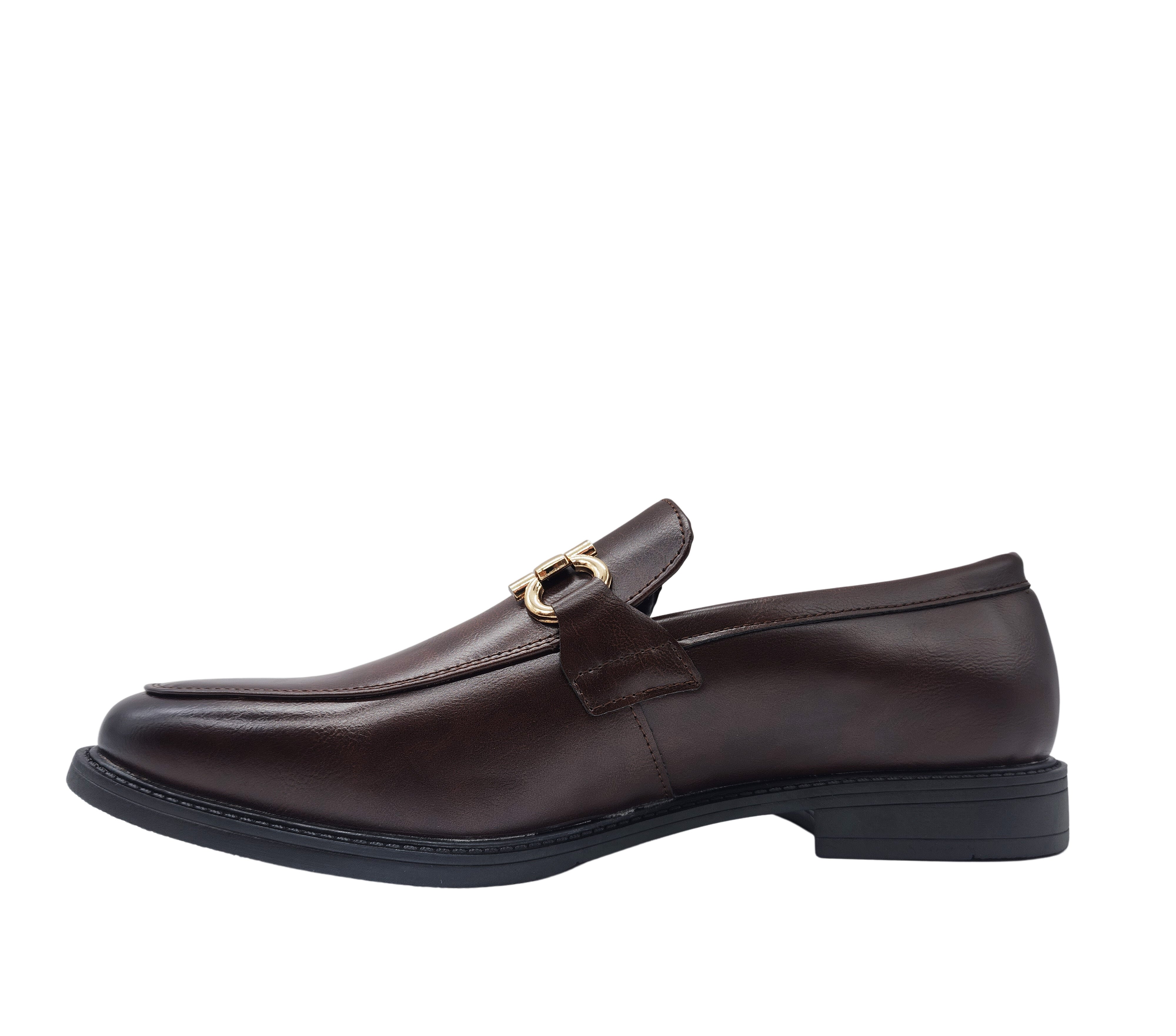 SEDAGATTI MEN'S FANCY LOAFERS (BROWN)