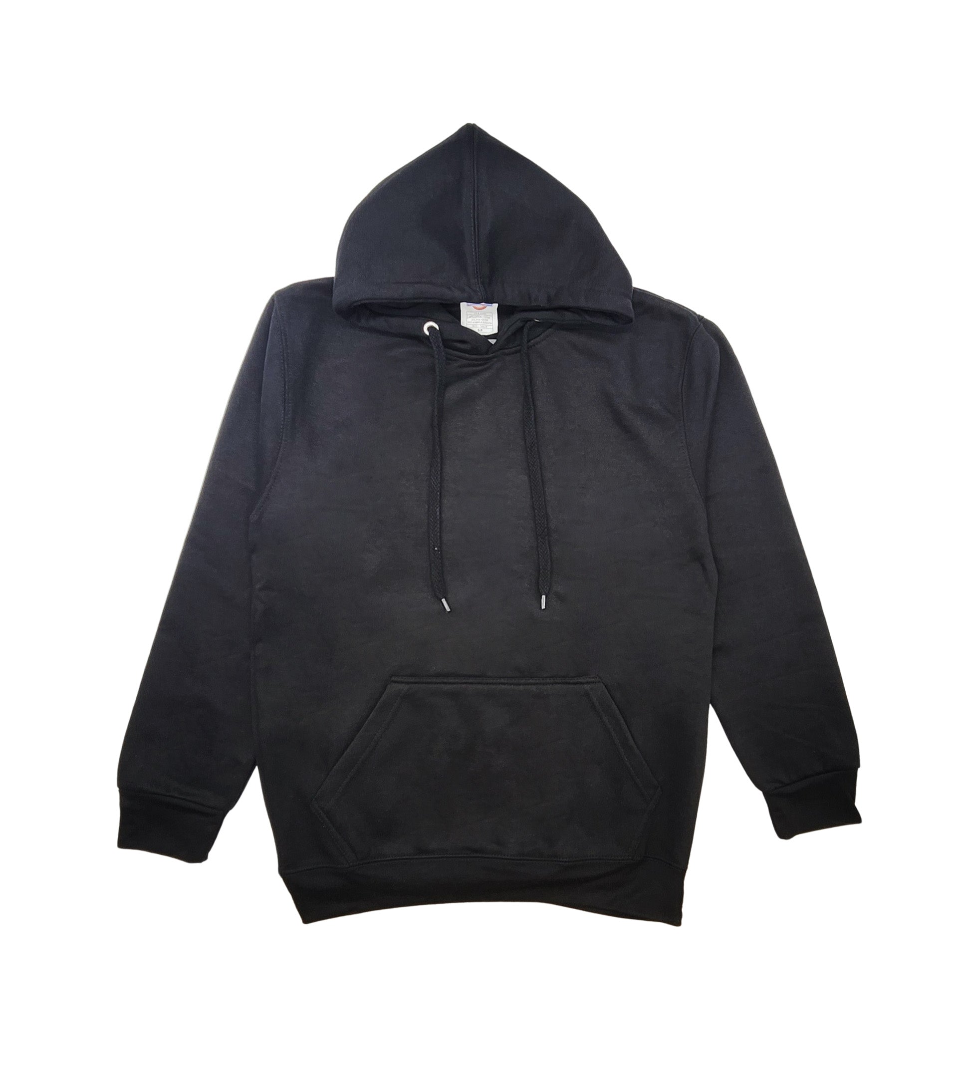 MEN'S FLEECE PULLOVER HOODIE (BLACK)