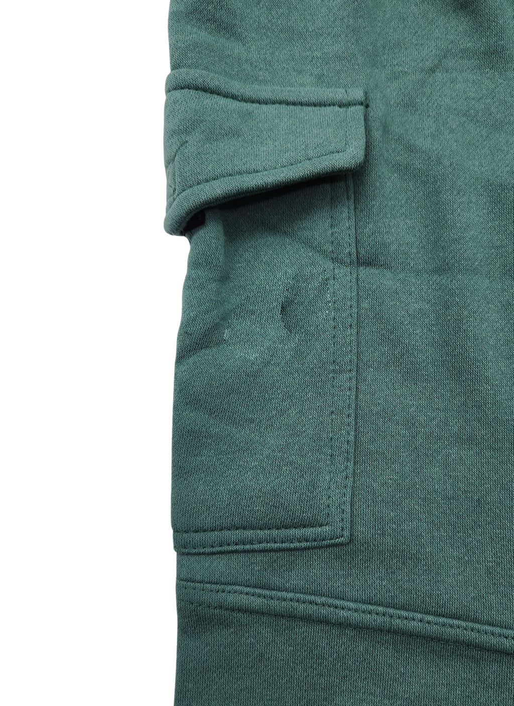 PLOREO MEN'S CARGO FLEECE JOGGERS (PASTEL GREEN)