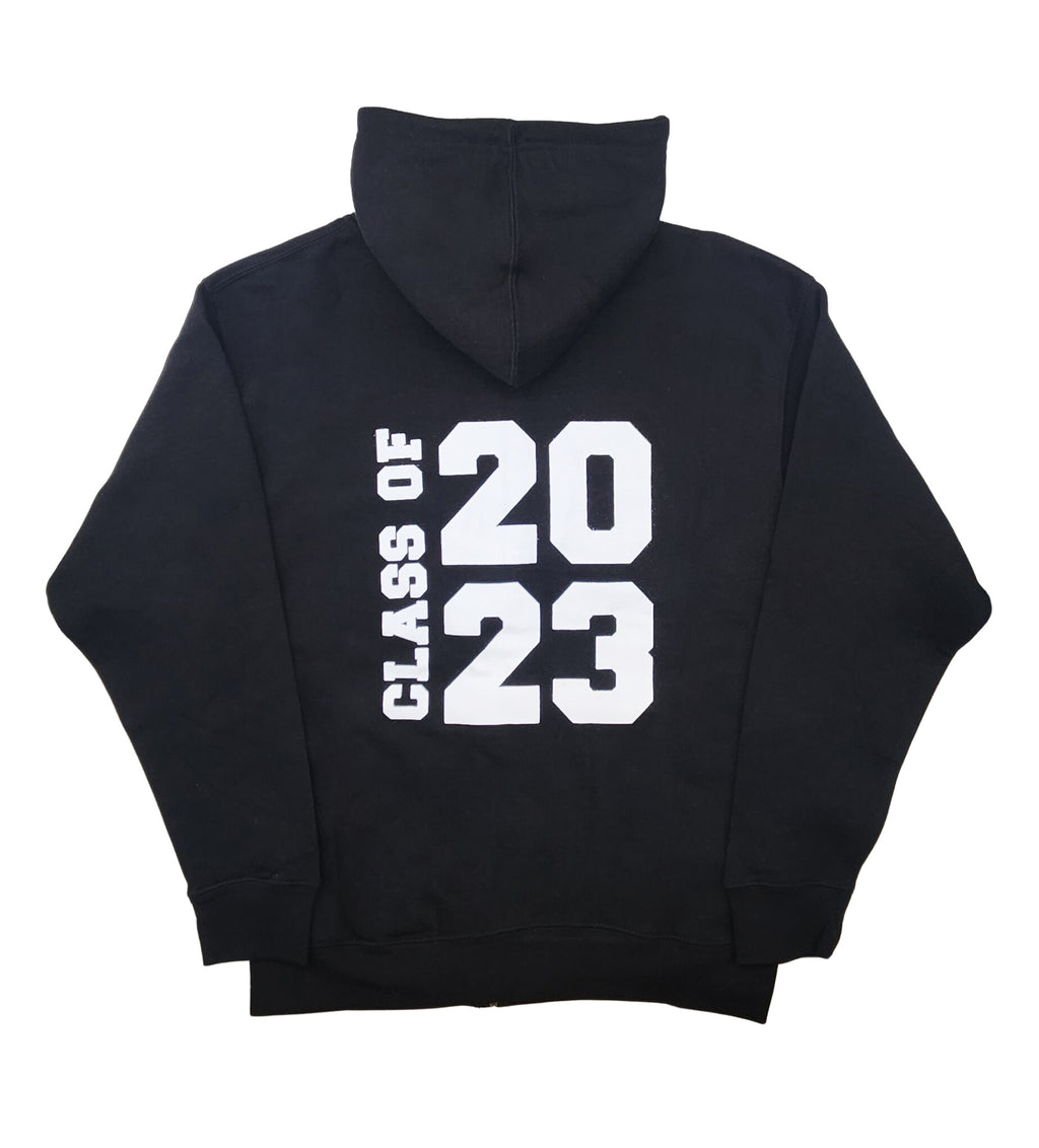 JOSTEN CLASS OF 2023 BLACK ZIP-UP PULLOVER