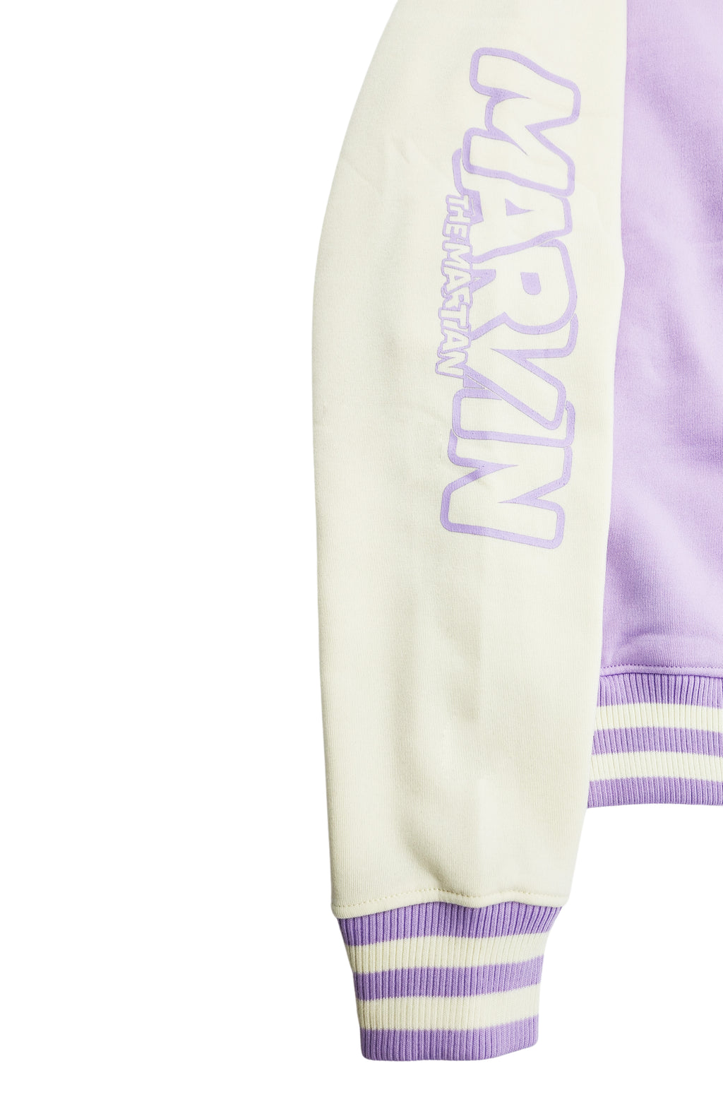 LOONEY TUNES FLEECE VARSITY JACKET (LAVENDER)