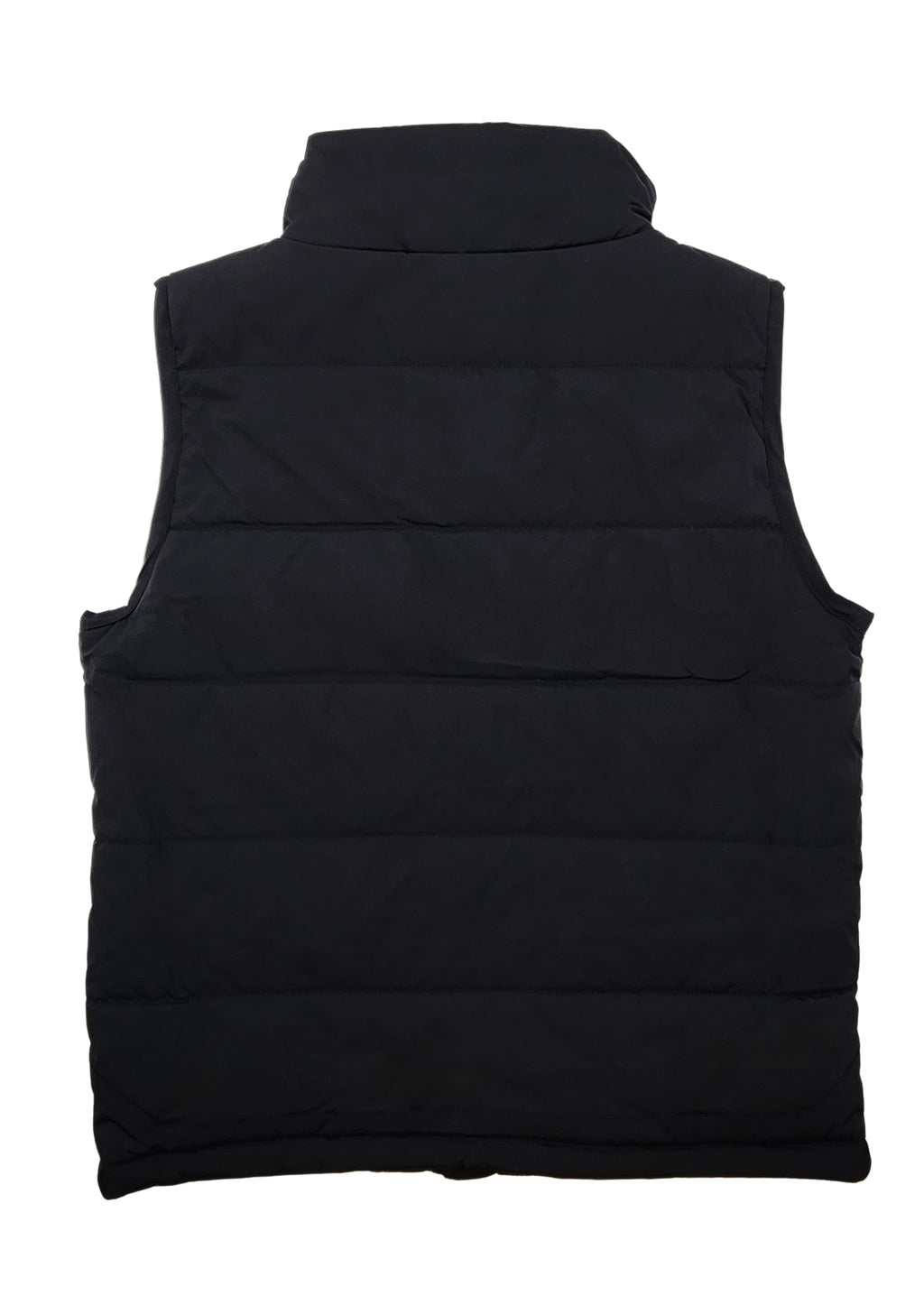 WT02 MEN'S TECH WOVEN PADDED VEST (BLACK)