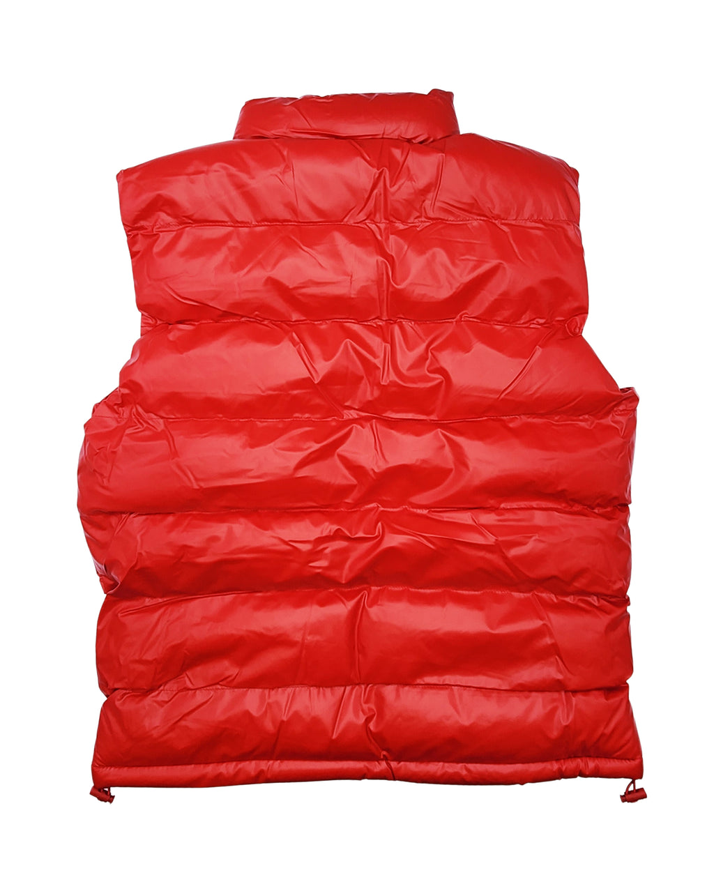 THE IMAGE MEN'S PU LEATHER W/ INNER FLEECE LINING VEST (RED)