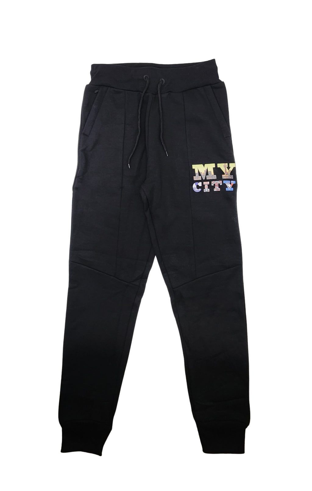 CITY OF DREAMS MY CITY MEN'S FLEECE TRACKSET (BLACK)