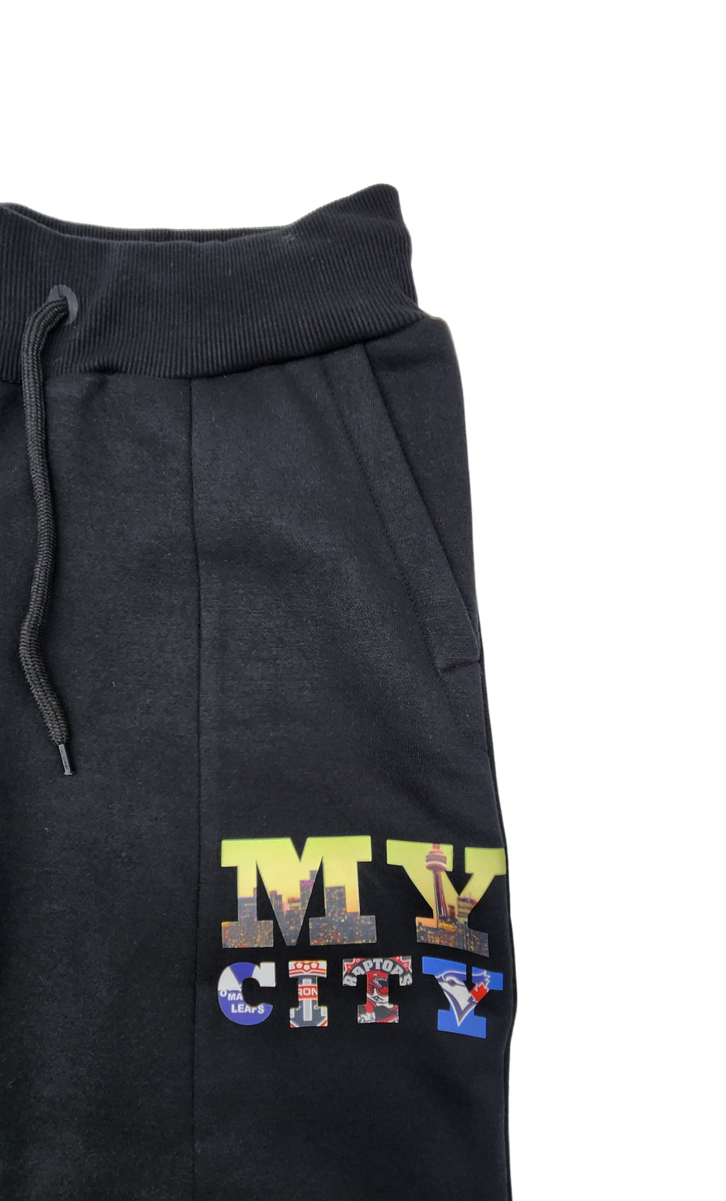 CITY OF DREAMS MY CITY MEN'S FLEECE TRACKSET (BLACK)