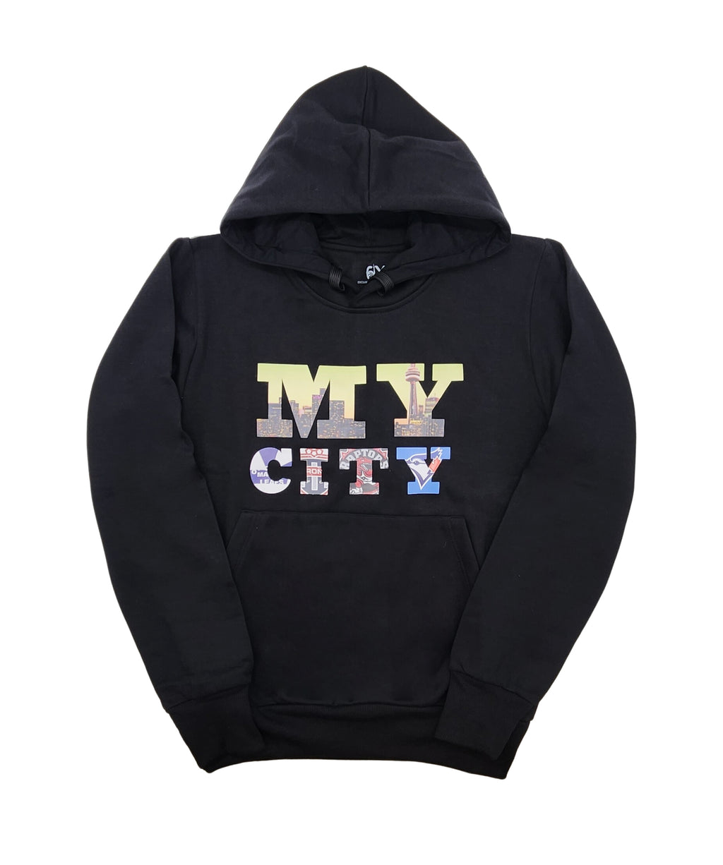 CITY OF DREAMS MY CITY MEN'S FLEECE TRACKSET (BLACK)