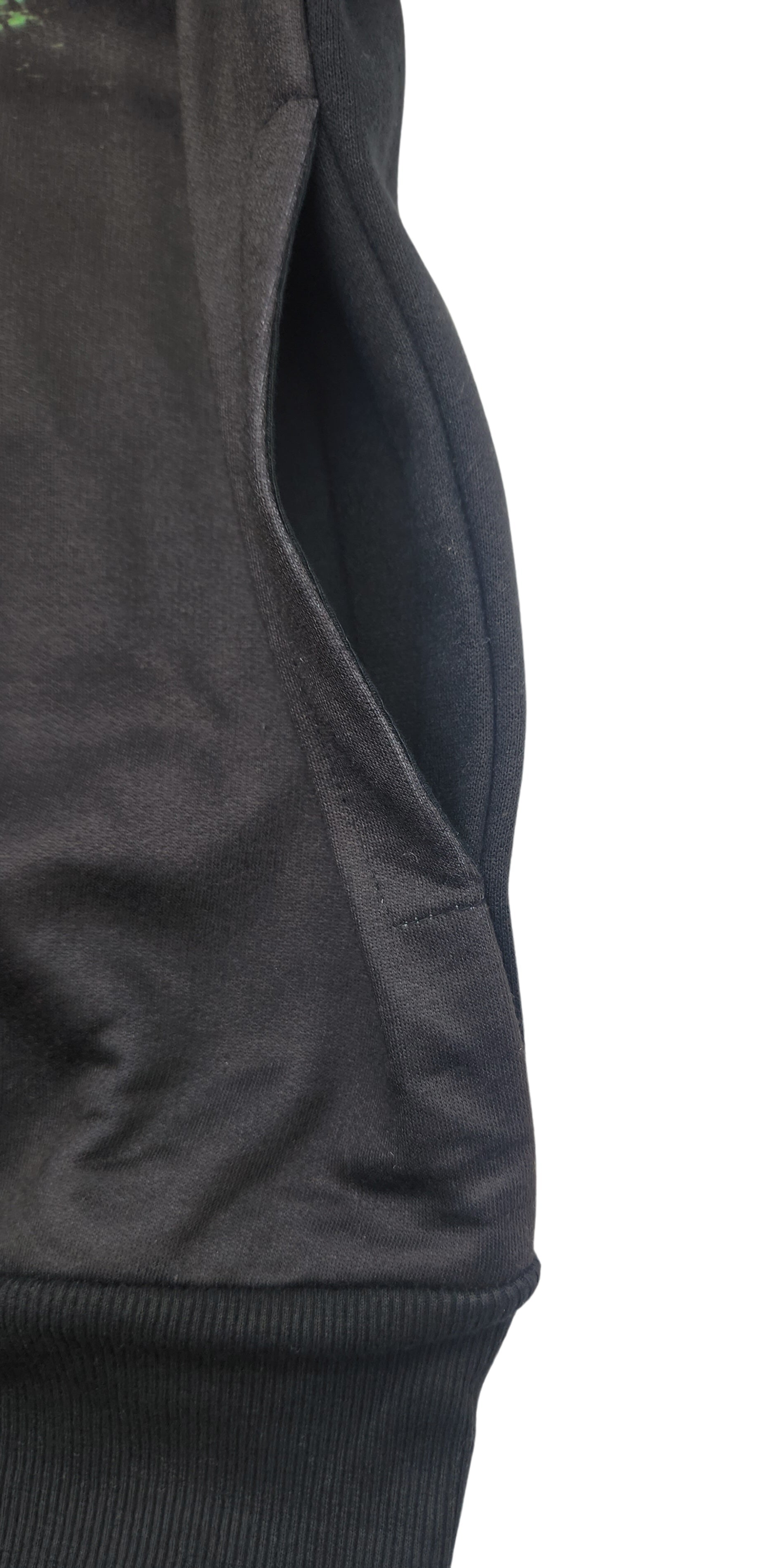 CITY OF DREAMS TORONTO SKY MEN'S BIG & TALL FLEECE TRACKSET (BLACK)