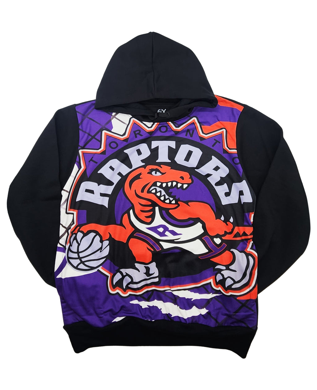 CITY OF DREAMS TORONTO RAPTORS MEN'S BIG & TALL FLEECE TRACKSET (BLACK)