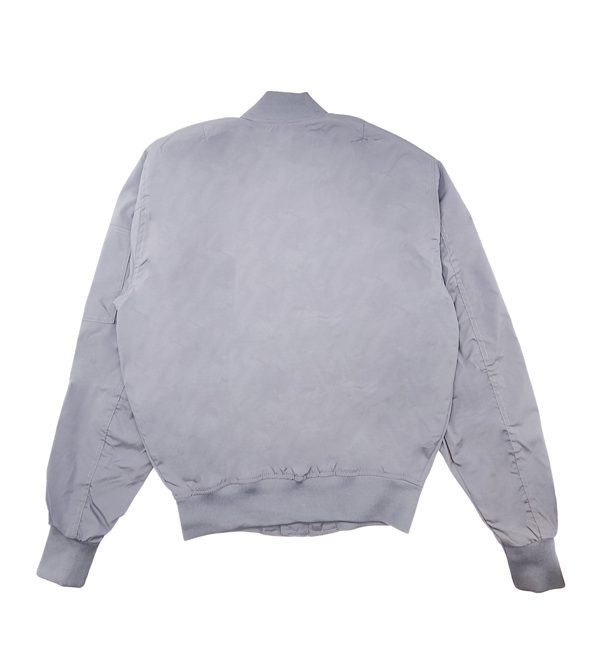 WT02 MEN'S TECH WOVEN BOMBER JACKET (GREY)