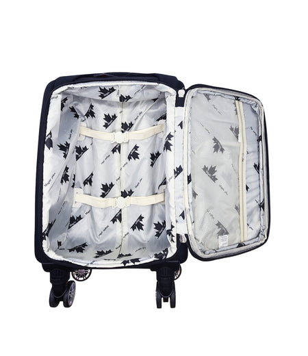 MAPLE+ SOFT COVER LUGGAGES (BLACK)