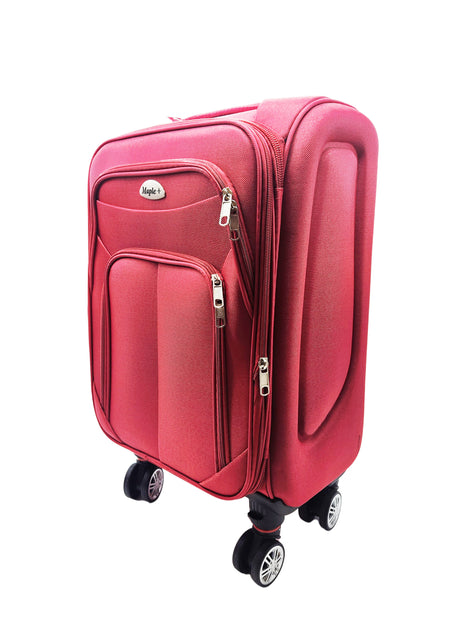 MAPLE+ SOFT COVER LUGGAGES (RED)