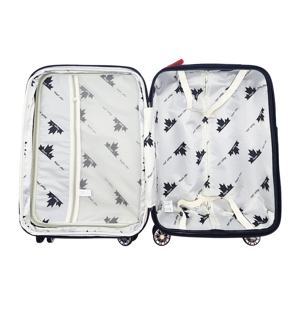 MAPLE+ ABS HARD COVER LUGGAGES (BLUE)