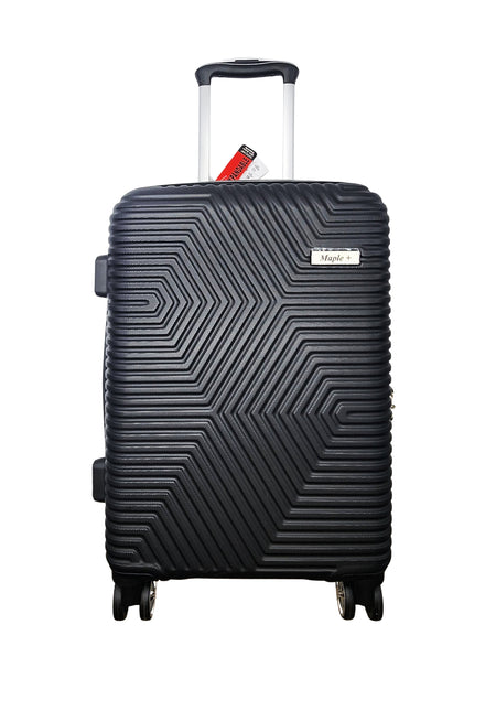 MAPLE+ ABS HARD COVER LUGGAGES (BLACK)