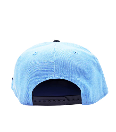 NEW ERA 9FIFTY NEW ERA CHICAGO BULLS 6X CHAMPS SKY BLUE/BLACK SNAPBACK HAT