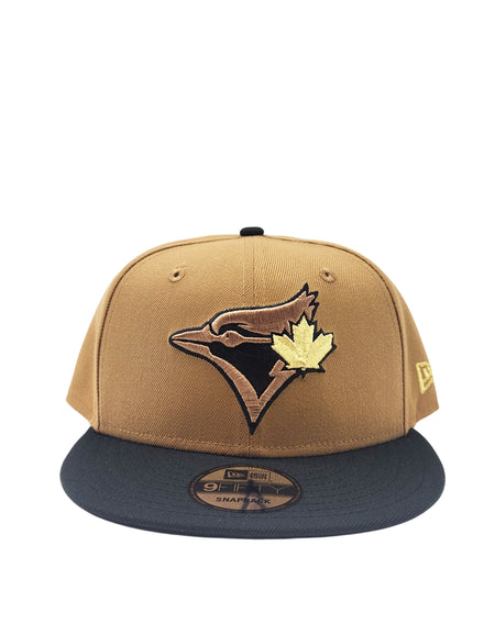 NEW ERA 9FIFTY TORONTO BLUE JAYS LIGHT BRONZE/ BLACK SNAPBACK HAT