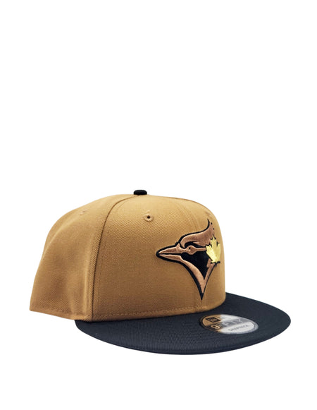 NEW ERA 9FIFTY TORONTO BLUE JAYS LIGHT BRONZE/ BLACK SNAPBACK HAT