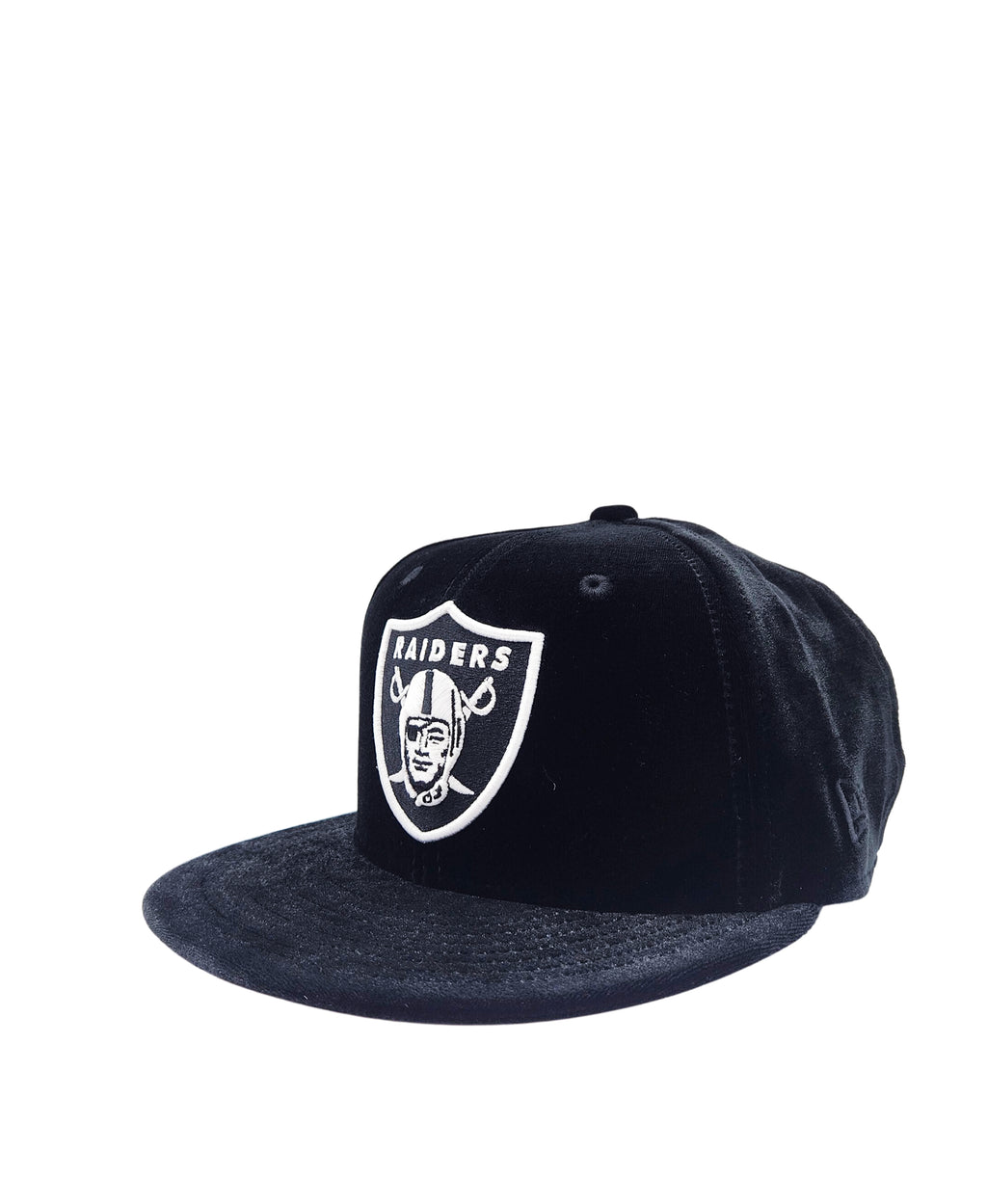 NEW ERA 9FIFTY LAS VEGAS RAIDERS 50TH ANNIVERSARY BLACK VELVET SNAPBACK HAT