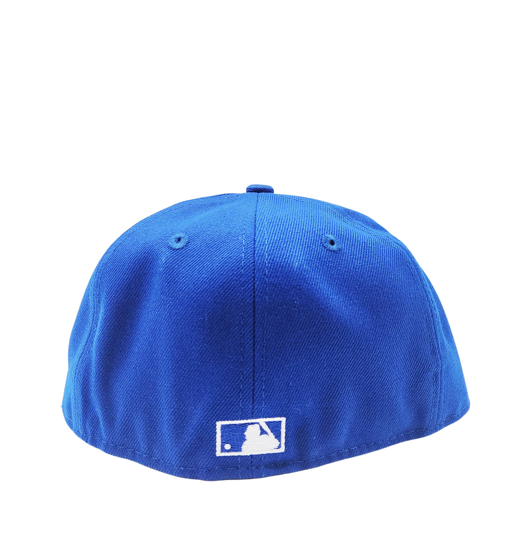 NEW ERA 59FIFTY TORONTO BLUE JAYS ROYAL BLUE W/ WHITE LEAF FITTED HAT