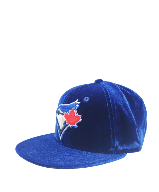 NEW ERA 9FIFTY TORONTO BLUE JAYS DARK ROYAL VELVET SNAPBACK HAT