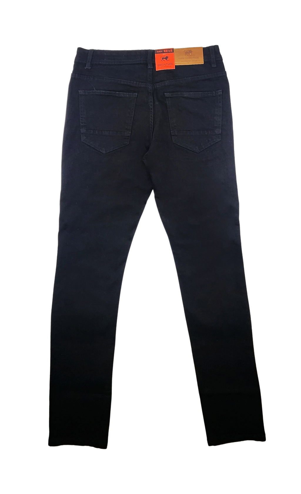 MEN'S ONE CULTURE BLACK SLIM FIT JEANS