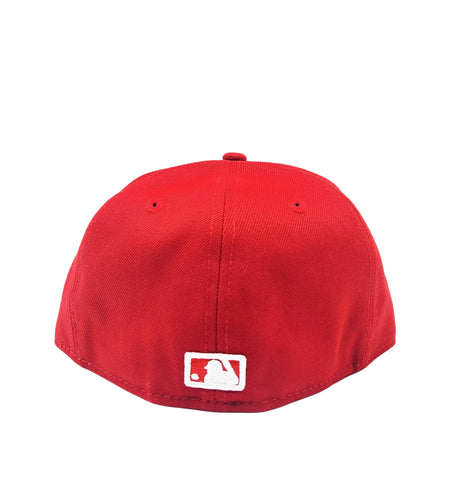 NEW ERA 59FIFTY TORONTO BLUE JAYS SCARLET RED FITTED HAT