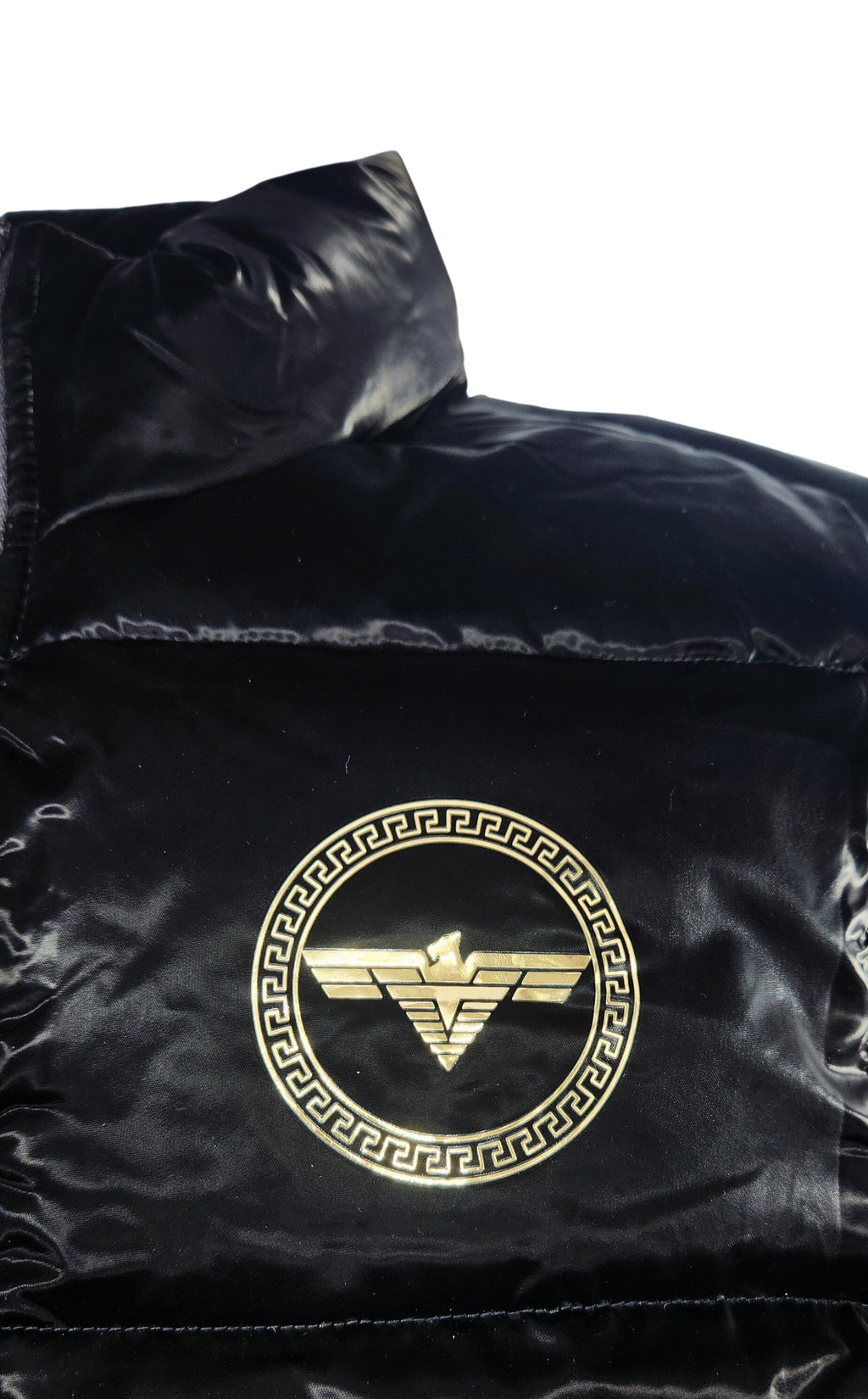 V.I.P. COLLECTION GOLD FOIL BOMBER JACKET (BLACK)