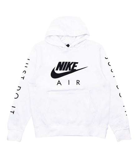 MEN'S NIKE AIR JUST FLEECE HOODIE (WHITE)