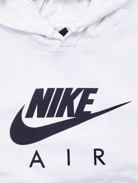 MEN'S NIKE AIR JUST FLEECE HOODIE (WHITE)