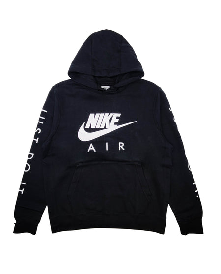 MEN'S NIKE AIR JUST FLEECE HOODIE (BLACK)