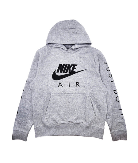 MEN'S NIKE AIR JUST FLEECE HOODIE (GREY)