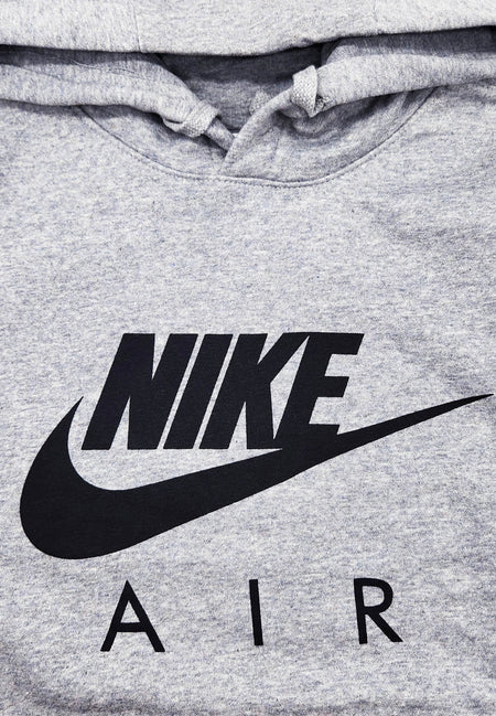 MEN'S NIKE AIR JUST FLEECE HOODIE (GREY)