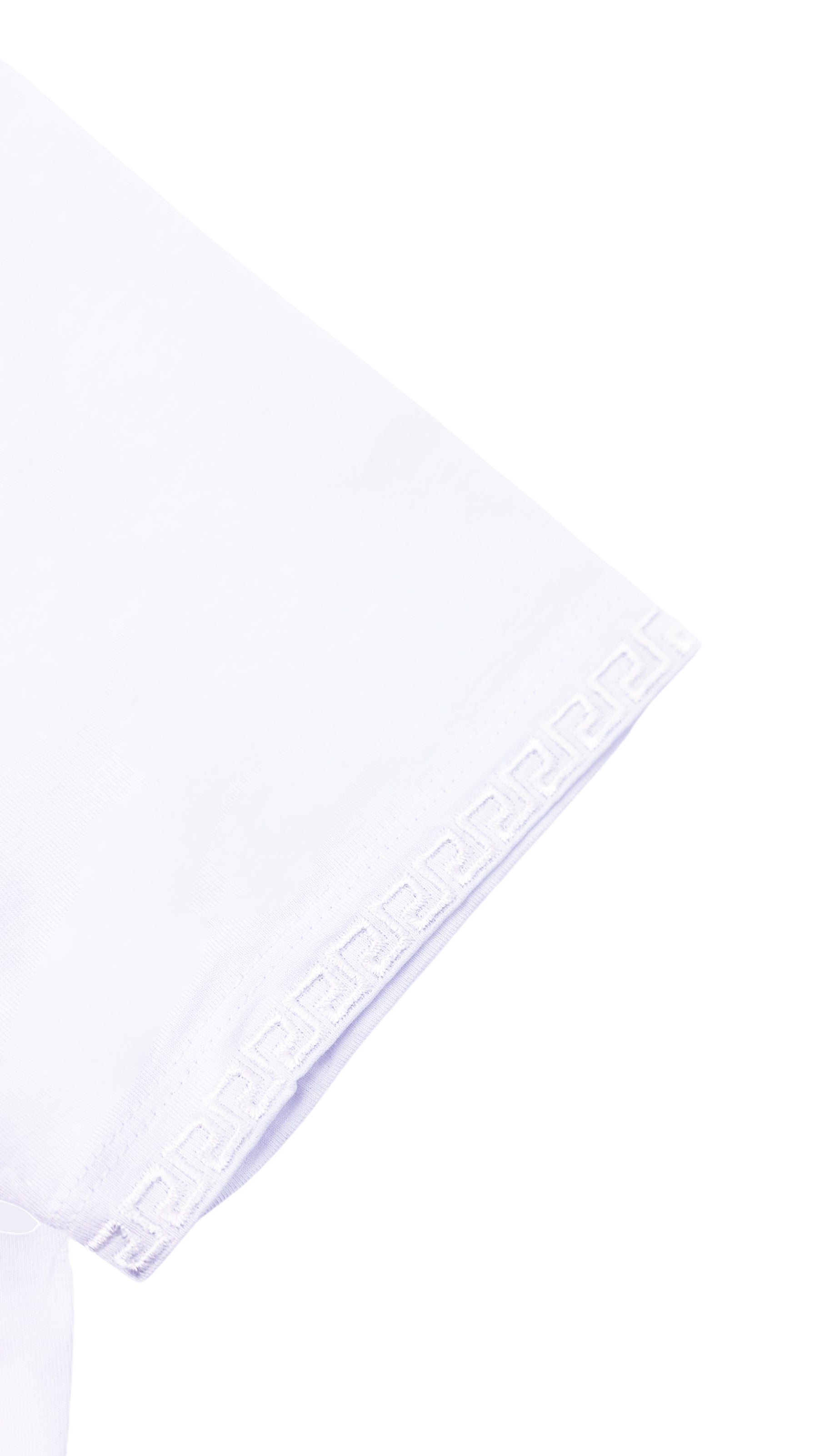 MEN'S RHINESTONE TEDDY BEAR SHORT SLEEVE T-SHIRT (WHITE)