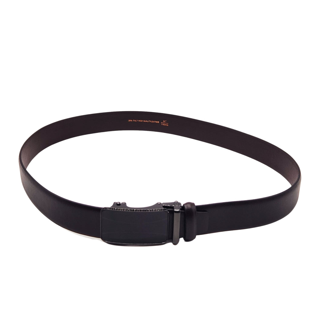 MEN'S ADJUSTABLE DESIGNER BELT (BROWN)