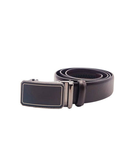 MEN'S ADJUSTABLE DESIGNER BELT (BROWN)