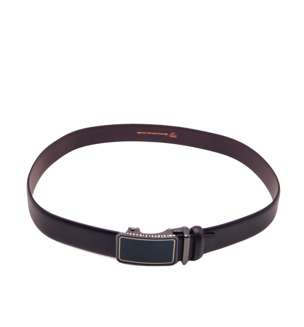 MEN'S ADJUSTABLE DESIGNER BELT (BROWN)