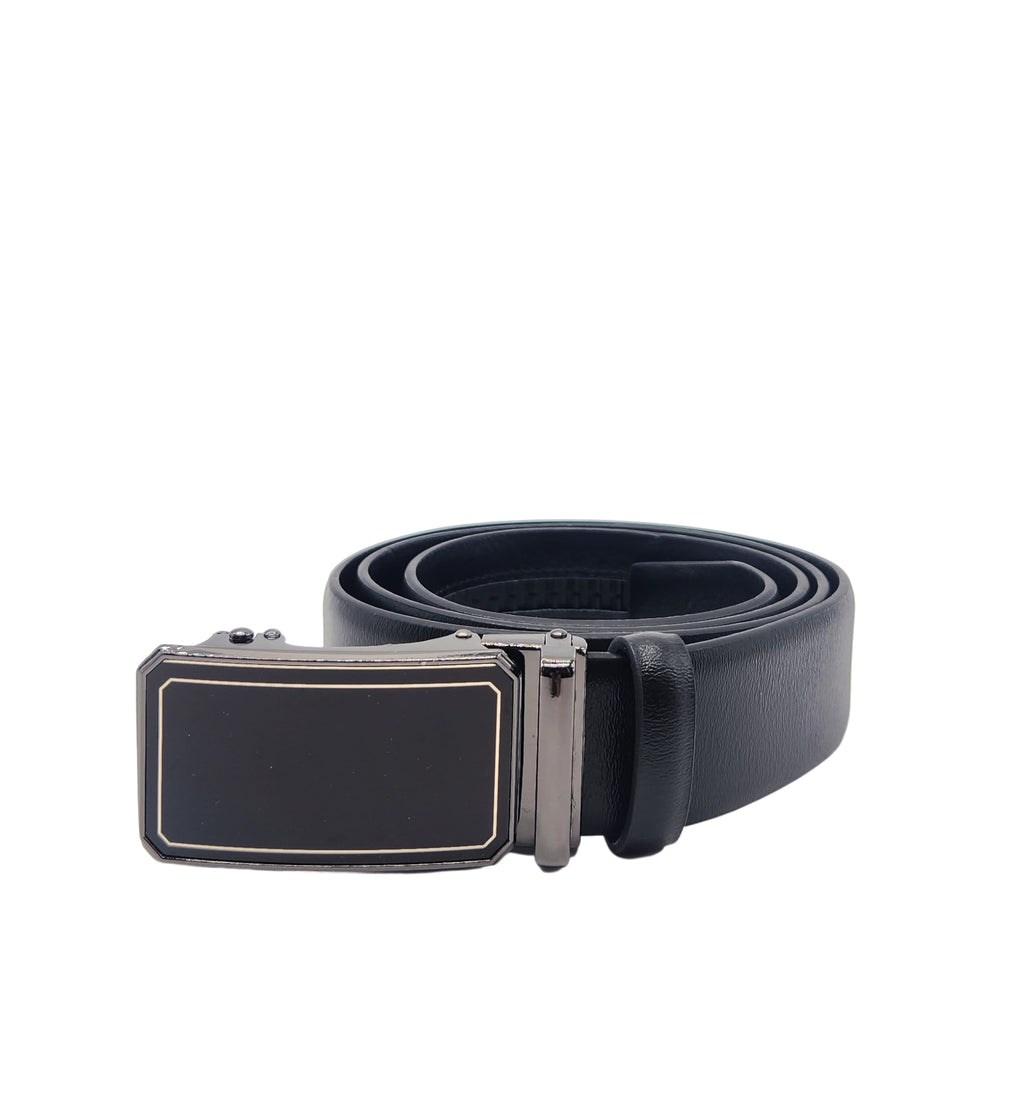 MEN'S ADJUSTABLE DESIGNER BELT (BLACK)