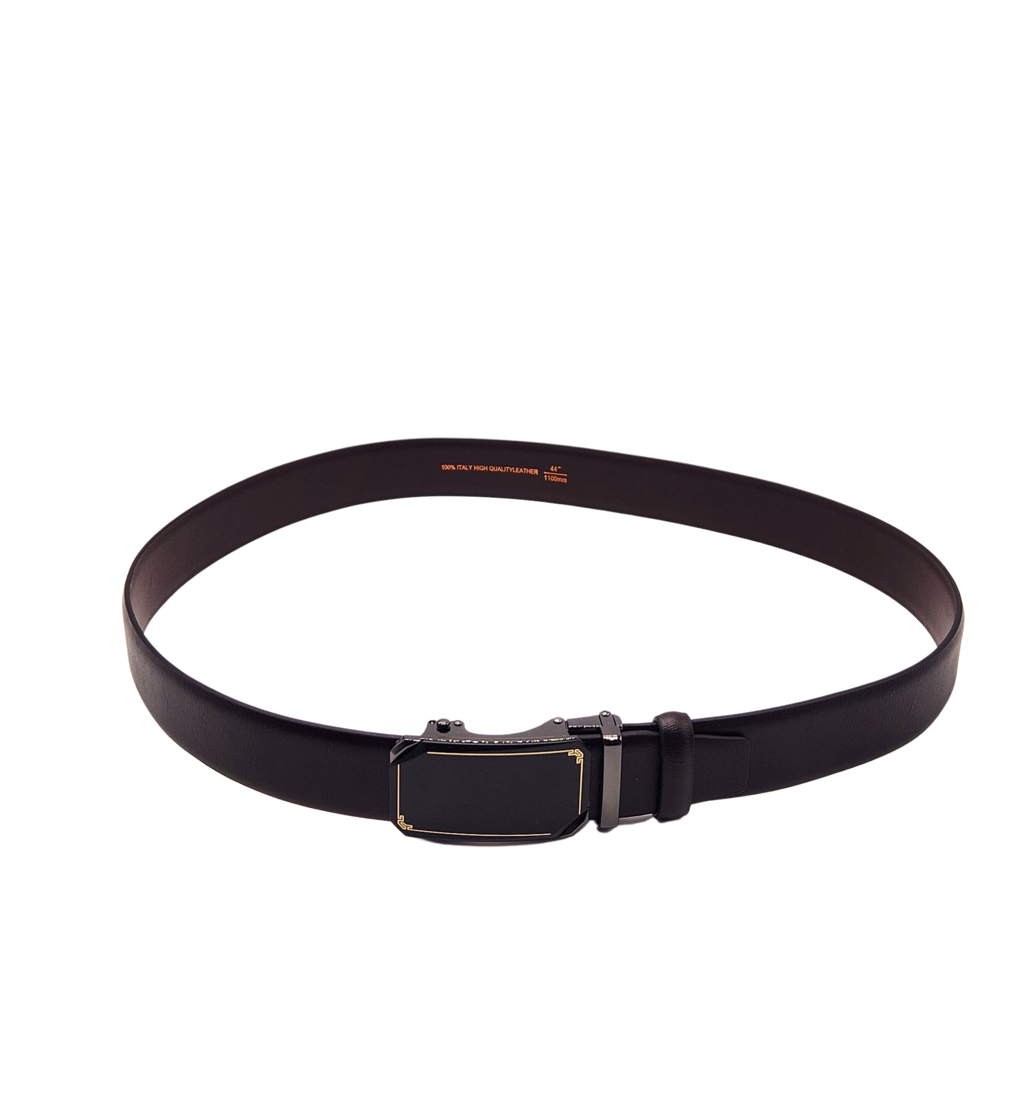 MEN'S ADJUSTABLE DESIGNER BELT (BROWN)