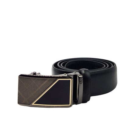 MEN'S ADJUSTABLE DESIGNER BELT (BLACK)