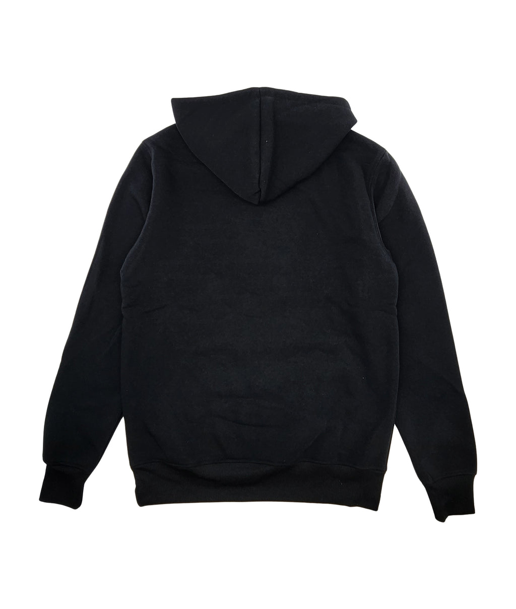 BLEECKER & MERCER MEN'S BEAR FLEECE HOODIE (BLACK)