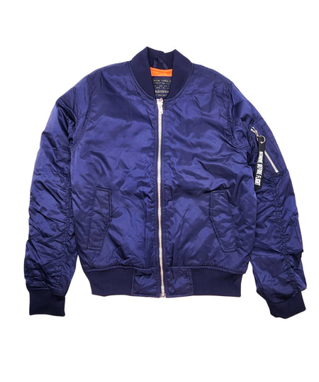 BLEECKER & MERCER MEN'S BASIC BOMBER JACKET (NAVY)