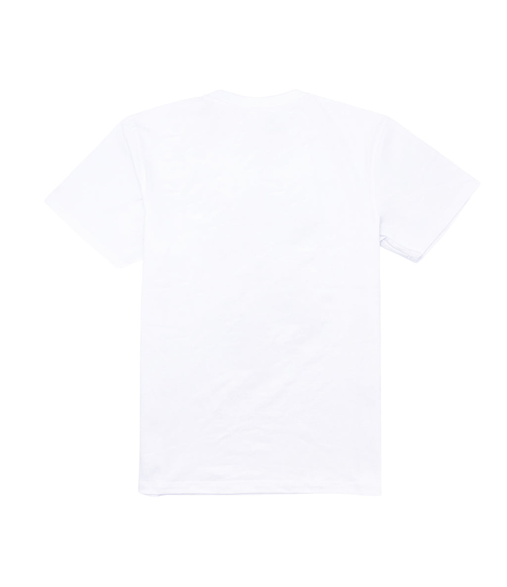 BLEECKER & MERCER BEAR GOOD VIBES GRAPHIC T-SHIRT (WHITE)