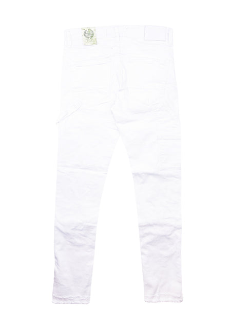 JORDAN CRAIG MEN'S REDWOOD CARPENTER DENIM JEANS (WHITE)