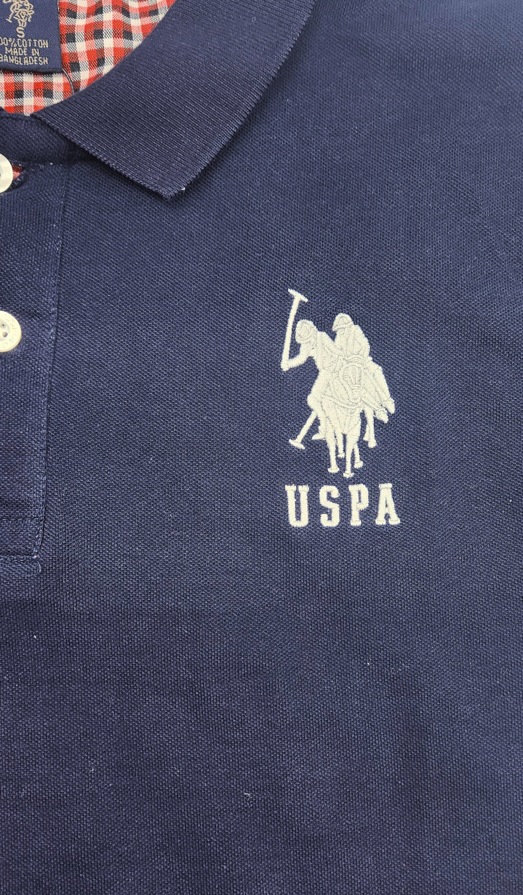 U.S. POLO ASSN. MEN'S BIG LOGO GOLF SHIRT (NAVY BLUE)